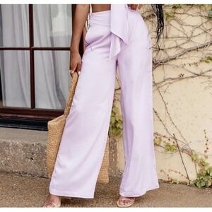 The Drop Women's Lavendula Pull On Wide Leg Pant Small